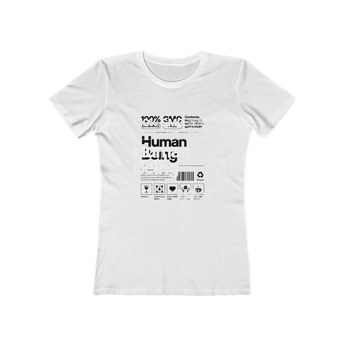 "Human Being" The Boyfriend Tee for Women