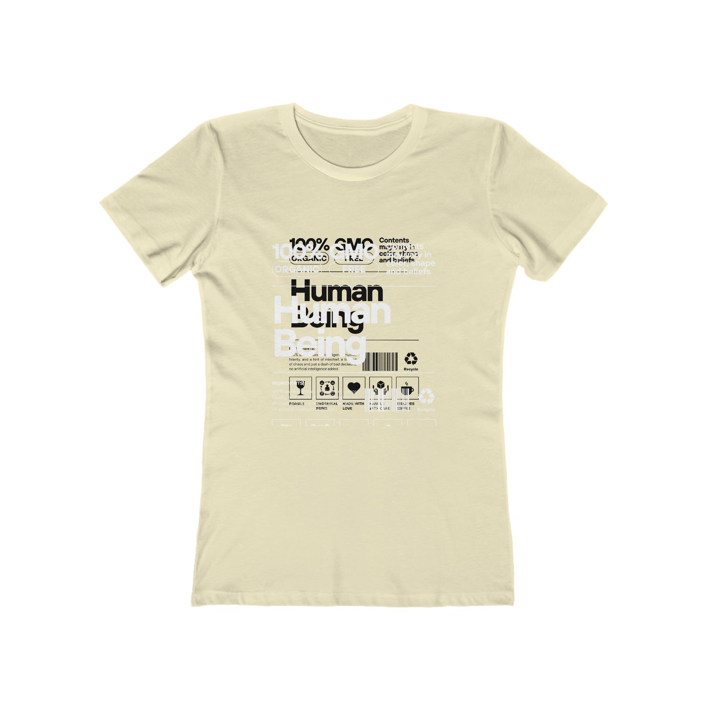 "Human Being" The Boyfriend Tee for Women