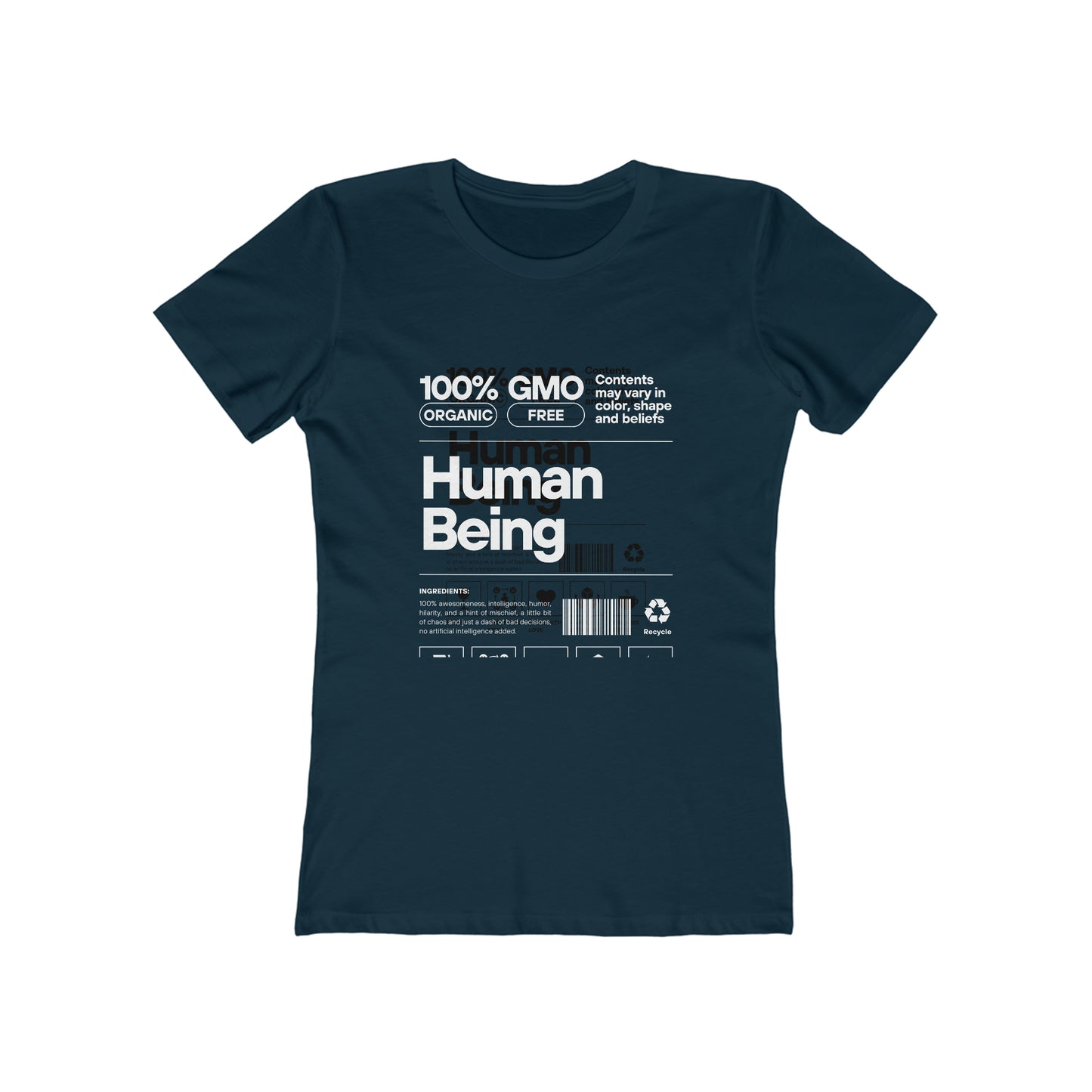 "Human Being" The Boyfriend Tee for Women