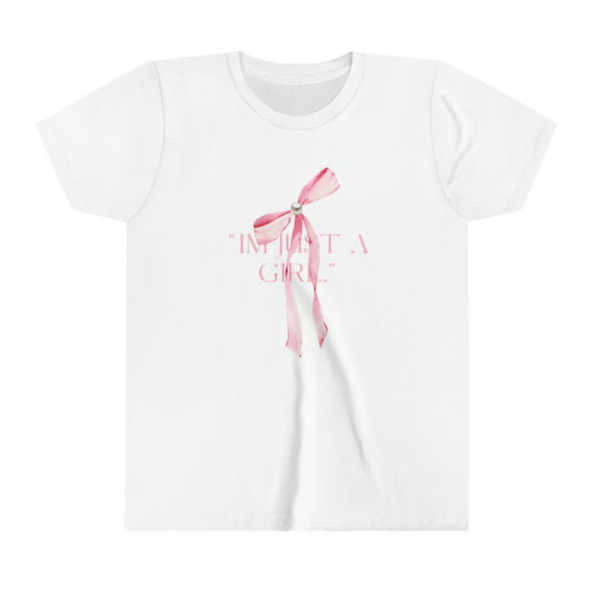 "I'm Just A Girl" Kids Tee